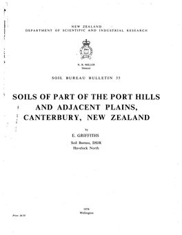 New Zealand Soil Bureau Bulletin 35