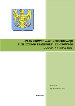 Plan Transportowy Gmina Pszczyna