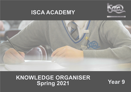 Year 9 Knowledge Organiser Spring 2021