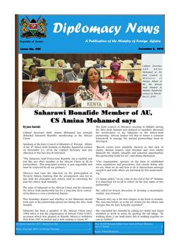 5Th Ed DIPLOMACY NEWSLETTER