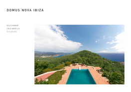 Domus Nova Ibiza