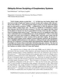 Obliquity-Driven Sculpting of Exoplanetary Systems