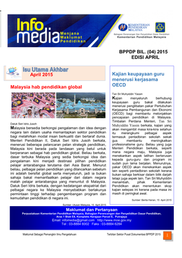 Bppdp Bil. (04) 2015 Edisi April