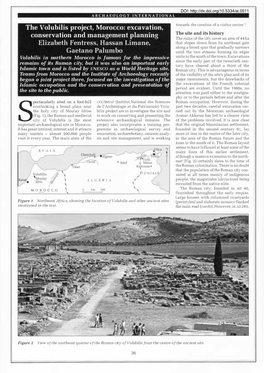 The Volubilis Project, Morocco