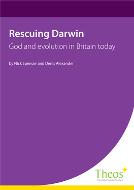 Rescuing Darwin