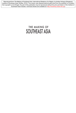 Reproduced from the Making of Southeast Asia