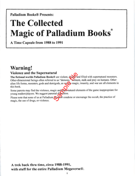 The Collected Magic of Palladium Books®