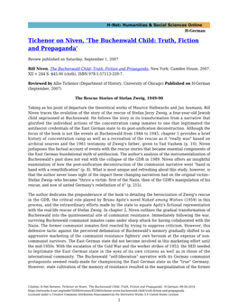 The Buchenwald Child: Truth, Fiction and Propaganda'