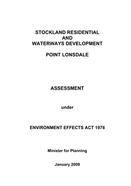 Stockland Residential and Waterways Development