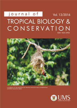 Tropical Biology & C O N S E R V at I