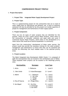 BIAD 3 Integrated Water Supply Project