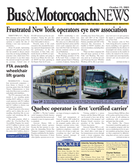 Bus & Motorcoach News