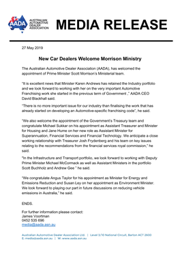 Media Release