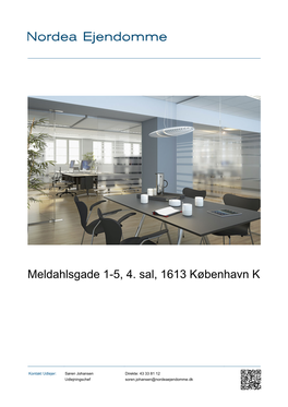 Meldahlsgade 1-5, 4. Sal, 1613 København K