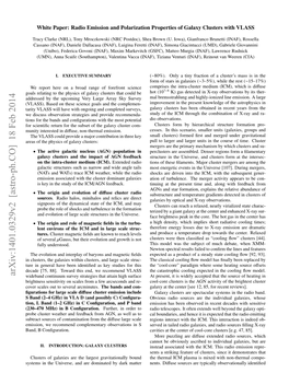 Arxiv:1401.0329V2 [Astro-Ph.CO] 18 Feb 2014