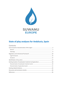 State of Play Analyses for Andalusia, Spain