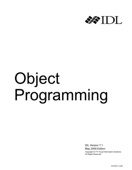 OBJECT PROGRAMMING.Pdf