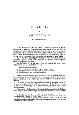 25. J.H. Westermann Geological Formations, Being Quite Quartzdiorite-Batholith and Differentiates, Except the Youngest in Correl