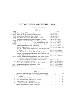 List of Plates and Illustrations