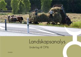 Landskapsanalys Underlag Till ÖP16