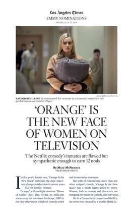 'Orange' Is the New Face of Women on Television