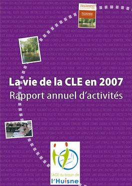 La Vie De La CLE En 2007 [Rapport Annuel D’Activités]