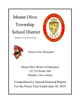 Mount Olive Township School District “Students Are Our First Priority”