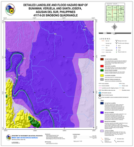 Detailed Landslide and Flood Hazard Map of Bunawan