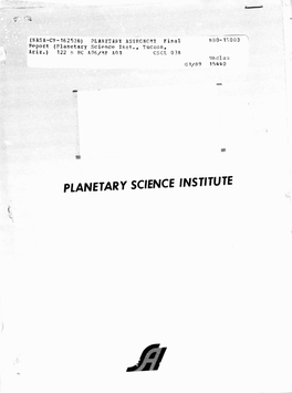 Planetary Science Institute