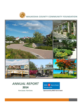 ANNUAL REPORT 2014 for Good