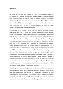 Introdução São Muitas As Razões Pelas Quais Se Traduz Um Texto E Se O Publica. Esta Tradução Tem Por Objectivo Dar a Conhe