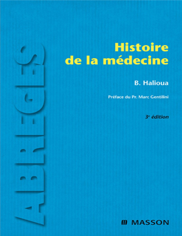 Histoire De La Médecine Est Celle Des Hommes