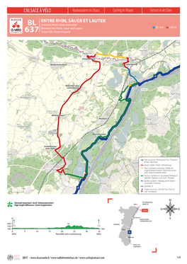 Bl 637 Entre Rhin, Sauer Et Lauter