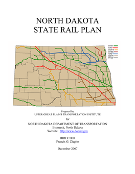 North Dakota State Rail Plan