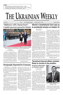 The Ukrainian Weekly 2009, No.20