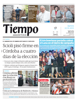 Scioli Pisó Firme En Córdoba a Cuatro Días De La Elección