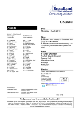 Council Papers