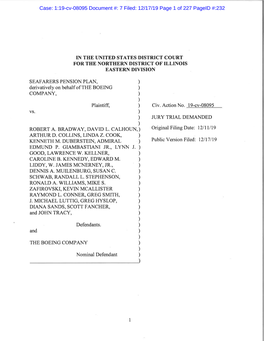 Case: 1:19-Cv-08095 Document #: 7 Filed: 12/17/19 Page 1 of 227 Pageid #:232 Case: 1:19-Cv-08095 Document #: 7 Filed: 12/17/19 Page 2 of 227 Pageid #:232