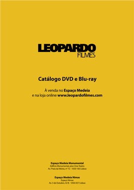 Catálogo DVD E Blu-Ray