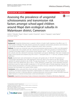 Assessing the Prevalence of Urogenital