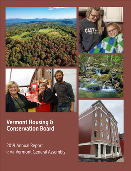 2019 VHCB Annual Report to the General Assembly