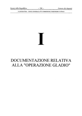 DOCUMENTAZIONE RELATIVA ALLA 