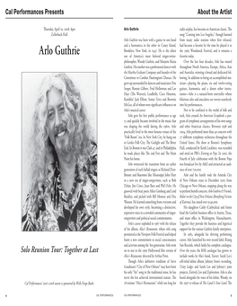 Arlo Guthrie Notes.Indd