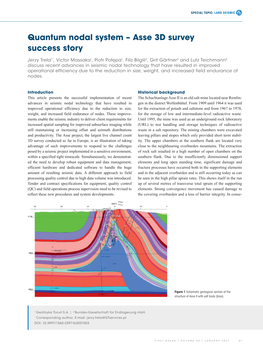 Quantum Nodal System – Asse 3D Survey Success Story