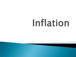 MA Economics on Inflation