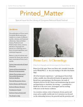 Printed Matter