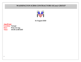 Washington Icbm Contractors Group (Icons)