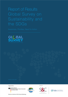Report of Results Global Survey on Sustainability and the Sdgs