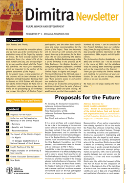 Proposals for the Future Mr