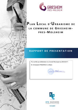 Rapport De Presentation